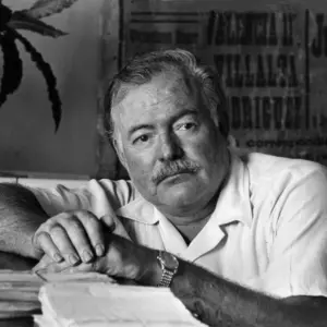 Retrato de Ernest Hemingway