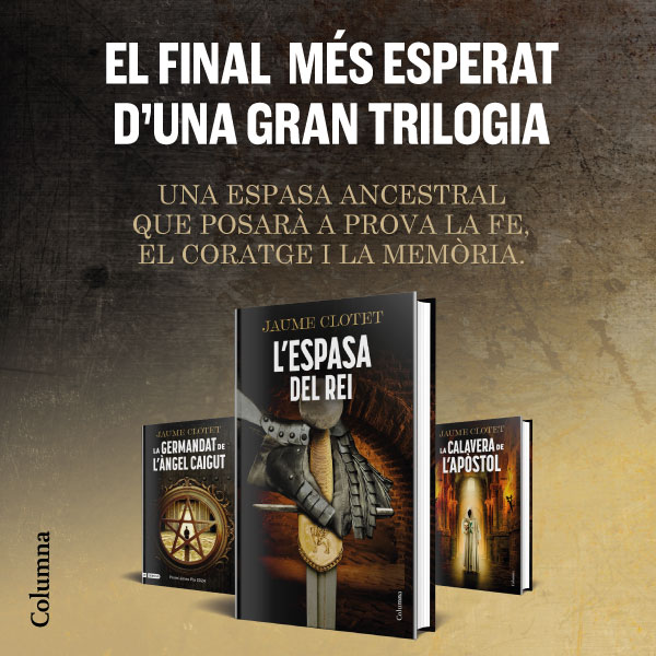 Banner L'espasa del rei - Jaume Clotet - Columna