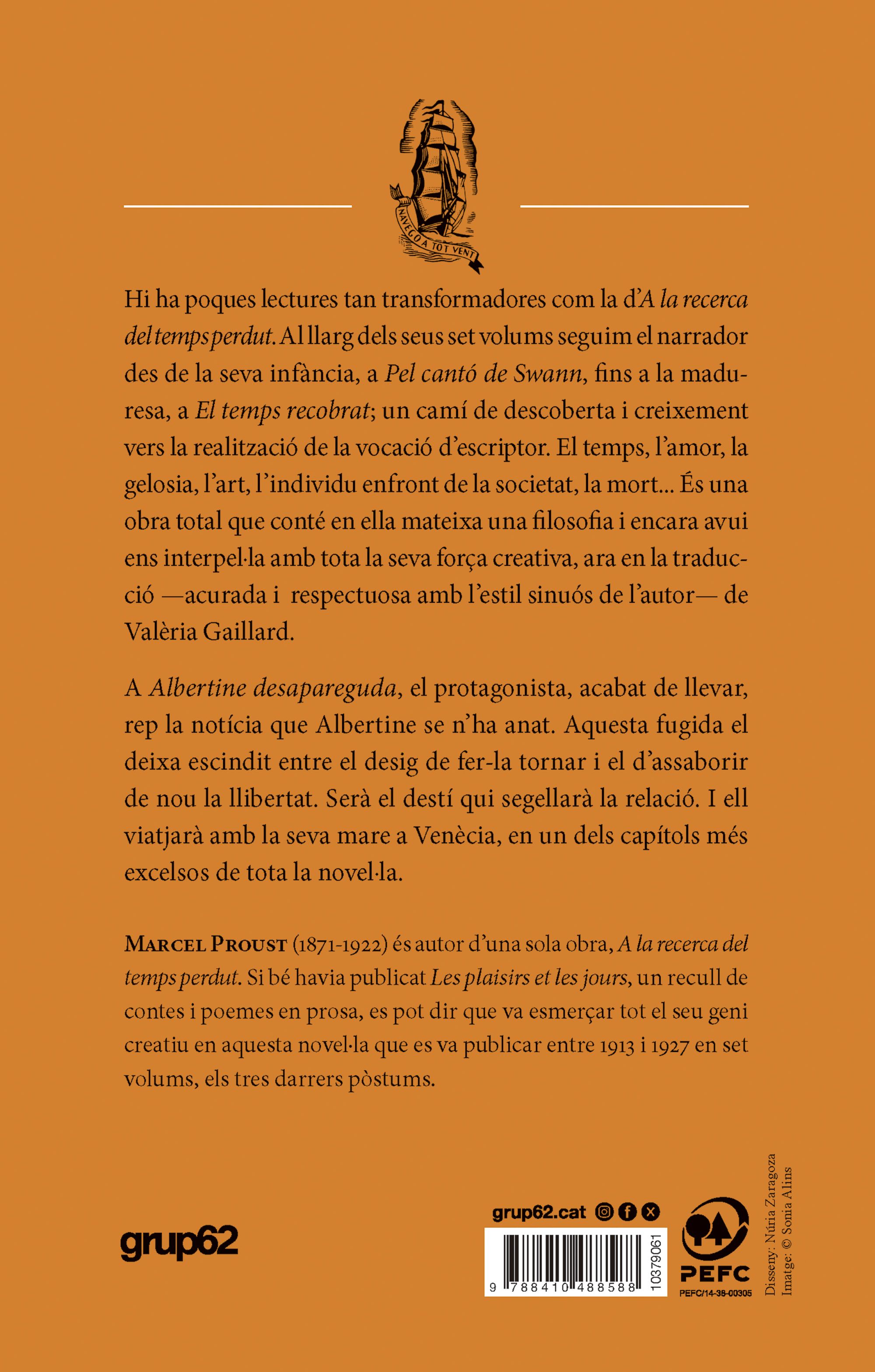 Miniatura contraportada Albertine desapareguda