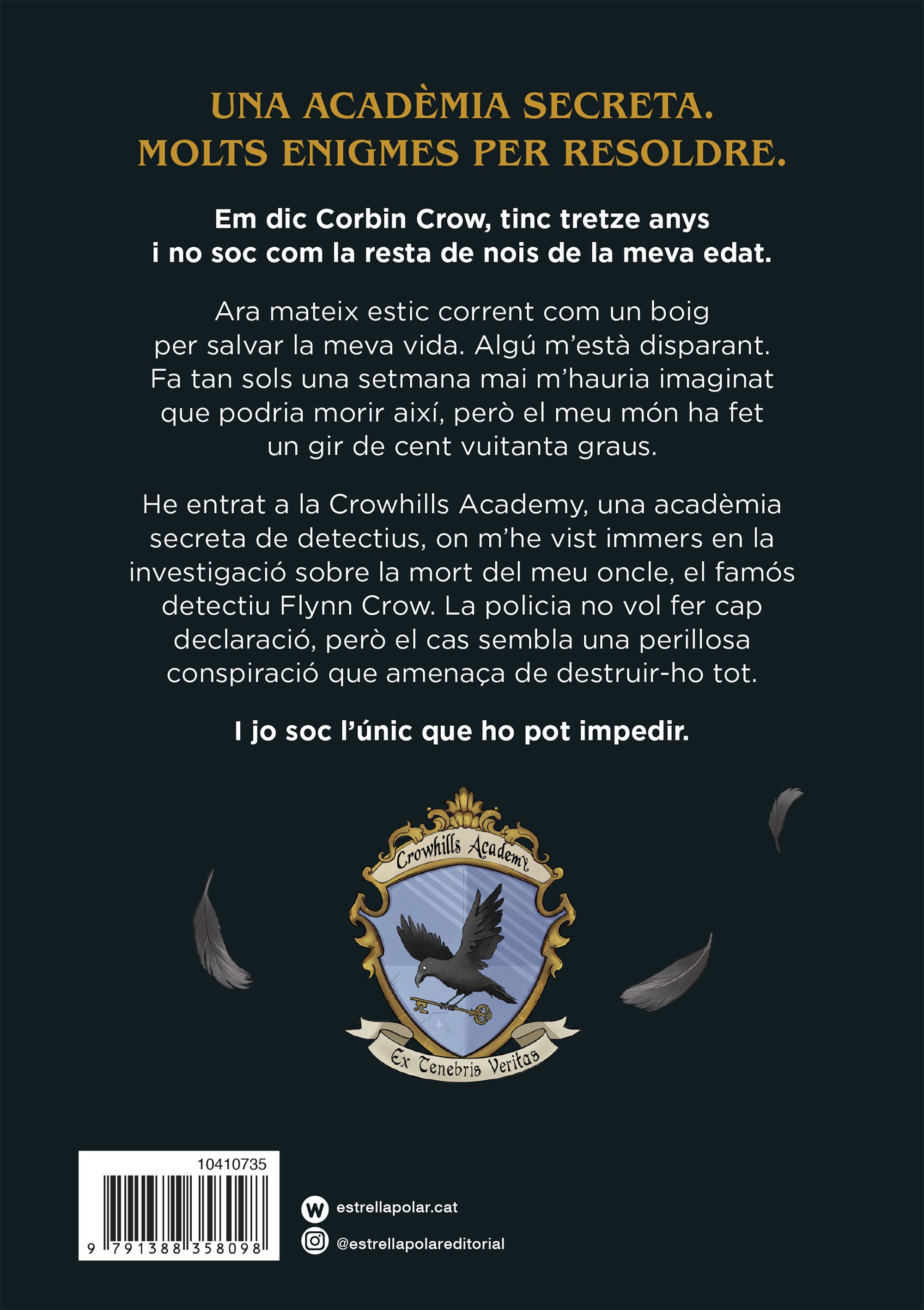 Miniatura contraportada Corbin Crow 1. El misteri de Crowhills