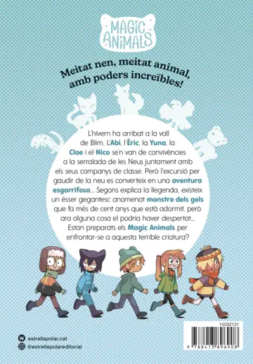 Contraportada Magic Animals 4. El monstre dels gels