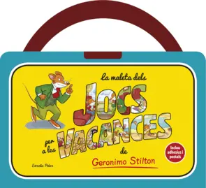 Portada La maleta de jocs per a les vacances de Geronimo Stilton