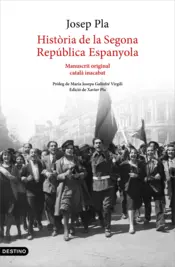 Portada Història de la Segona República Espanyola (1929-abril 1933)