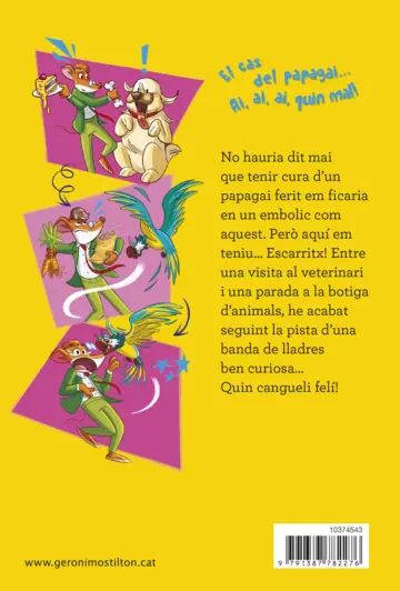 Contraportada El cas del papagai