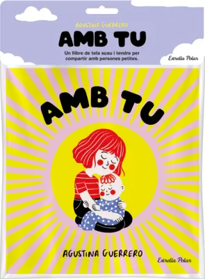 Portada Amb tu. Llibre de tela