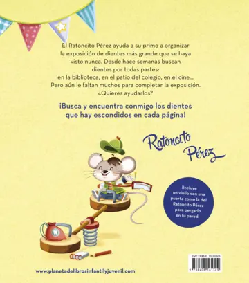 Contraportada Busca i troba les dents amb el Ratolí Pérez