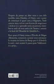 Miniatura contraportada Harry Potter i el calze de foc (rústica)