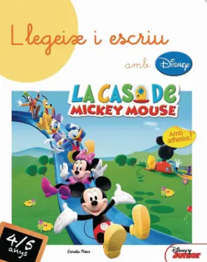 Portada Llegeix i escriu amb Disney! 4