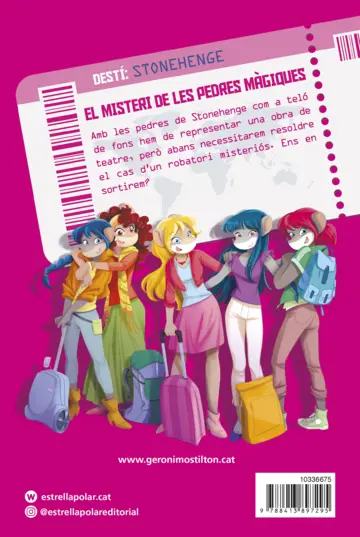 Contraportada El misteri de les pedres màgiques