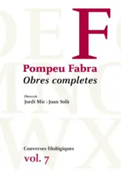 Portada Obres completes de Pompeu Fabra, 7