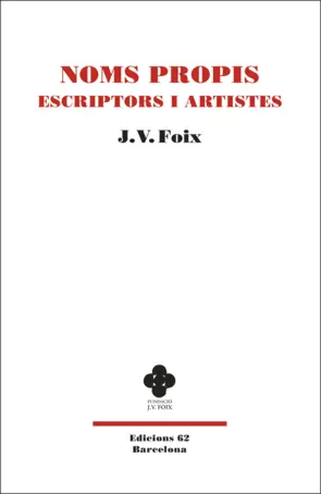Portada Noms propis: escriptors i artistes