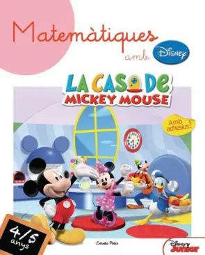 Portada Matemàtiques amb Disney! 4/5 anys