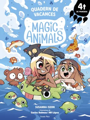 Portada Magic Animals. Quadern de vacances. 4t de Primària