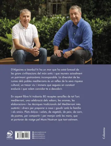Contraportada Cuinar el Mediterrani