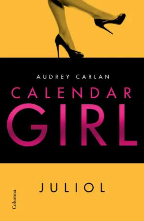 Portada Calendar Girl. Juliol
