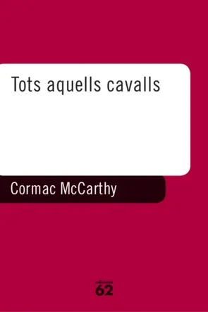 Portada Tots aquells cavalls