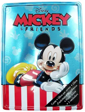 Portada Mickey i els seus amics. Caixa metàl·lica