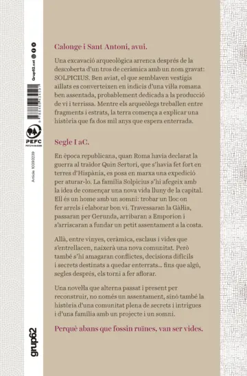 Contraportada Solpicius. Els secrets del Collet