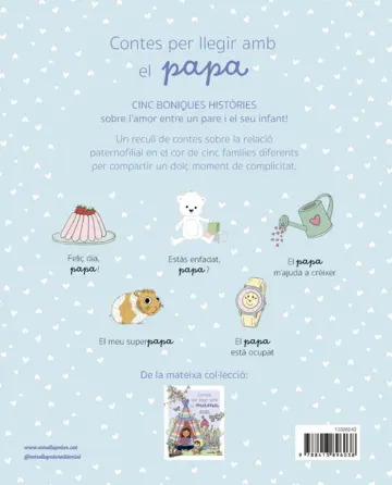 Contraportada Contes per llegir amb el papa