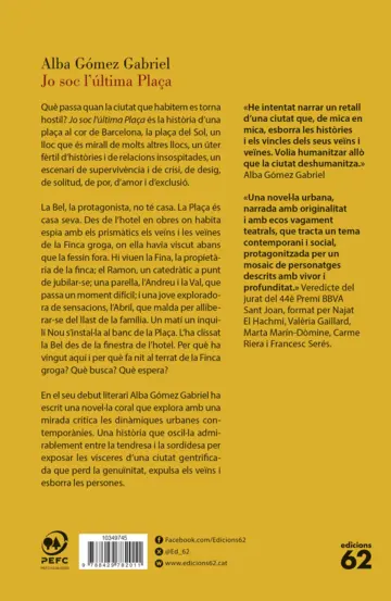Contraportada Jo soc l'última Plaça