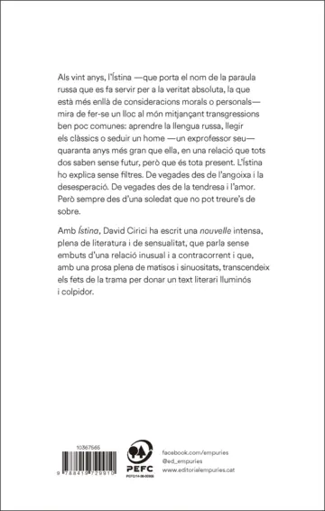 Contraportada Ístina