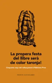 Portada La propera festa del llibre serà de color taronja!