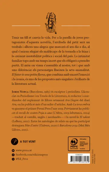 Contraportada El futur és una petita flama