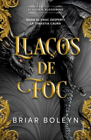Portada Llaços de foc (Acadèmia Bloodwing 2)