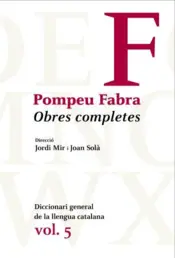 Portada Obres Completes de Pompeu Fabra, 5