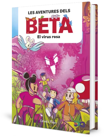 Portada Les aventures dels Beta 1. El virus rosa