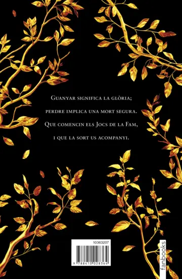 Contraportada Els jocs de la fam 1. Edició de luxe