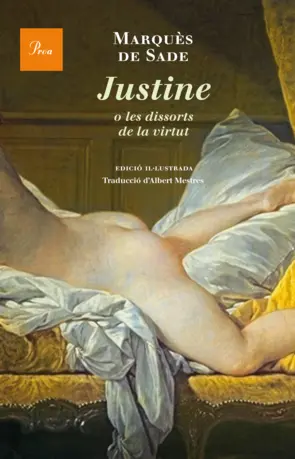 Portada Justine o les dissorts de la virtut