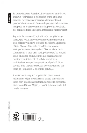 Contraportada Israel, el somni i la tragèdia