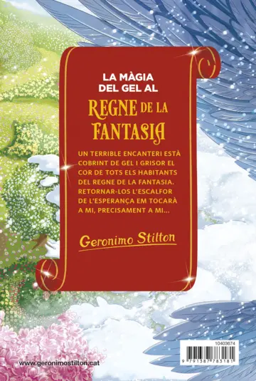 Contraportada La màgia del gel al Regne de la Fantasia