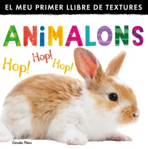 Portada Animalons. El meu primer llibre de textures