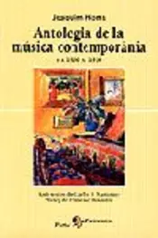 Portada Antologia de la música contemporània del 1900 al 1959
