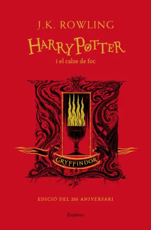 Portada Harry Potter i el calze de foc (Gryffindor)