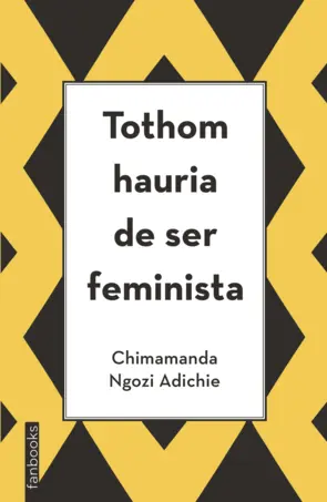 Portada Tothom hauria de ser feminista