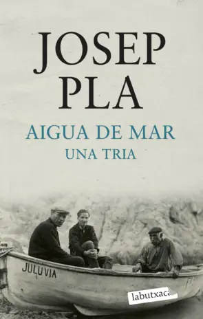 Portada Aigua de mar. Una tria