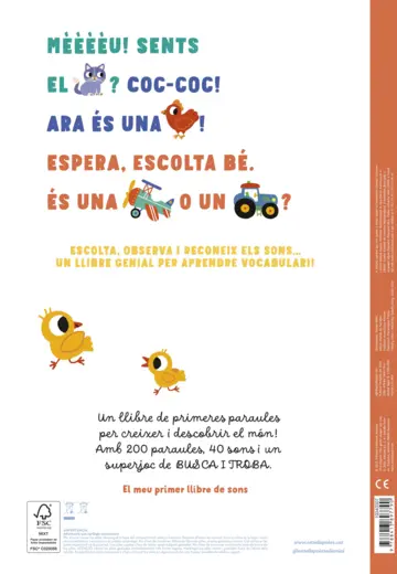 Contraportada El meu primer GRAN llibre de sons