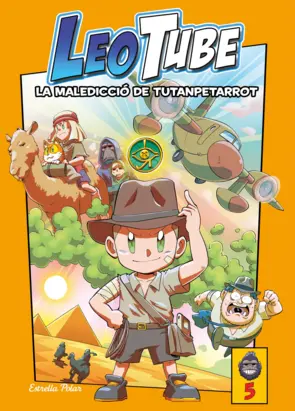 Portada Leotube 5. La maledicció de Tutanpetarrot