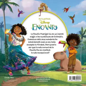 Contraportada Encanto. Primers lectors