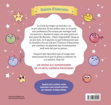 Contraportada Univers d'emocions 1. El superpoder de ser tu