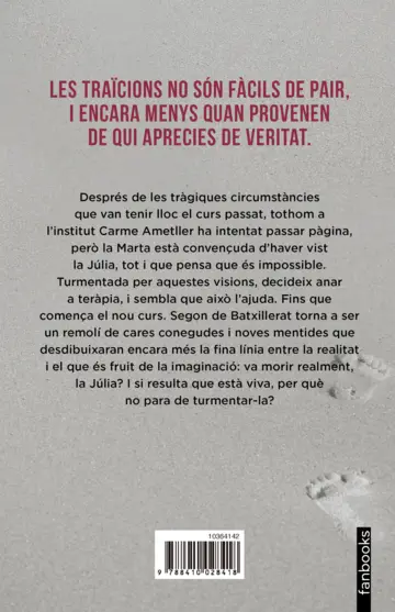 Contraportada On és la Júlia?