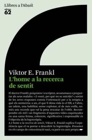 Portada L'home a la recerca de sentit.