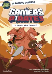 Portada Els Gamers Pirates 3. El trident màgic de Posidó