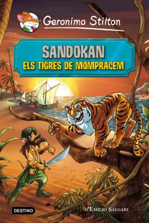 Portada Sandokan. Els tigres de Mompracem