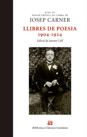 Portada Llibres de poesia 1904-1924 (ECOC 1/1)