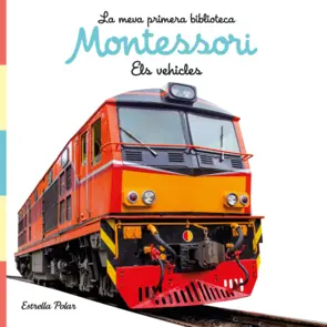 Portada Els vehicles. Llibre de tela. La meva primera biblioteca Montessori