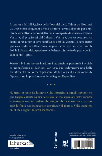 Contraportada El cor del balneari